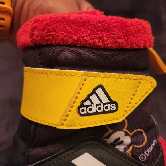 Toddler Adidas Winterplay Mickey I Black/Red/Yellow Size 10K IG7190 - Picture 9 of 9